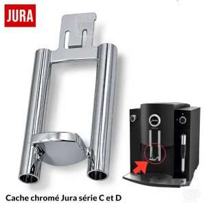 CACHE CHROMÉ de sortie café Jura série C et D - C5, C9, C50/55, D4, D6